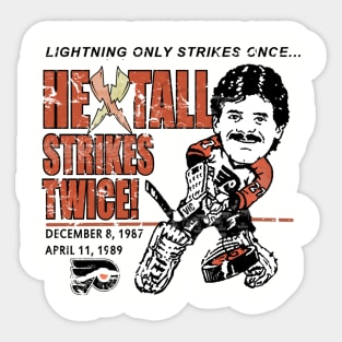 Hextall Strikes Twice Sticker